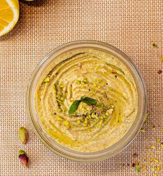 Hummus de pistacho